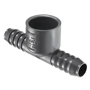 SPEARS VALVES 1404-102 Reducer Insert Tee, Insert x Insert x Socket, 3/4 x 3/4 x 1 Size, PVC | BU7PKL