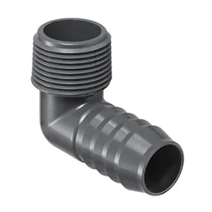 SPEARS VALVES 1413-005BC Insert Elbow, 90 Deg., Insert x MPT, 1/2 Size, PVC | BU7PPE