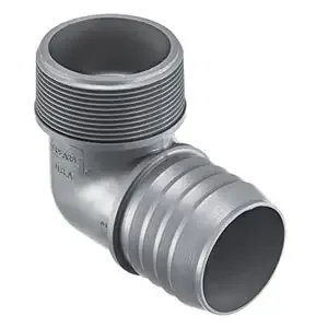 SPEARS VALVES 1413-020C Insert Elbow, 90 Deg., Insert x MPT, 2 Size, CPVC | BU7PPT