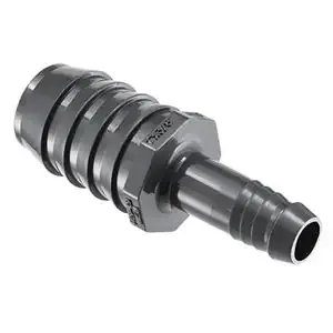 SPEARS VALVES 1429-129 Spiral Barb Coupling, Reduction Type, Insert x Spiral, 1 x 3/8 Size, PVC | BU7LDB