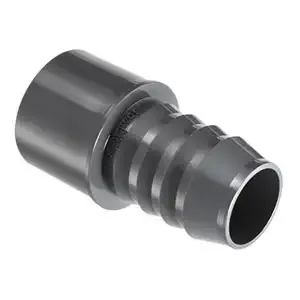 SPEARS VALVES 1432-060G Insert Adapter, Insert x Spigot, 6 Size, PVC, Gray | BU7PTE