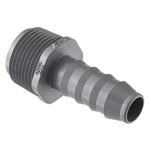 SPEARS VALVES 1436-074C Reducer Male Adapter, MPT x Insert, 1/2 x 3/4 Size, CPVC | BU6BXN