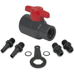 SPEARS VALVES 1529-002CA Lab Valve, With Adapter Kit, EPDM, 1/4 Size, CPVC | CC4XWC