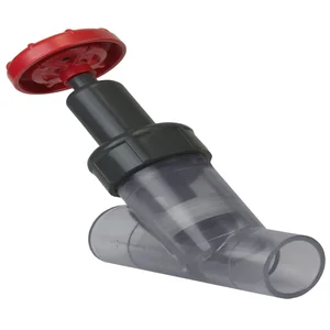 SPEARS VALVES 1722-040 Wye Pattern Valve, Socket, EPDM, 4 Size, PVC | BZ8FYJ