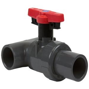 SPEARS VALVES 182901-337 Ball Valve, Tee Style, Socket/FPT, EPDM, 3 x 1-1/2 Size, PVC | BY6YPU