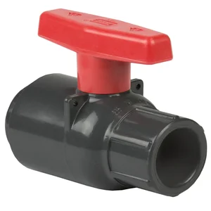 SPEARS VALVES 2133-060 Compact Ball Valve, 6 Size, PVC, Flanged End, FKM | BY4NQP