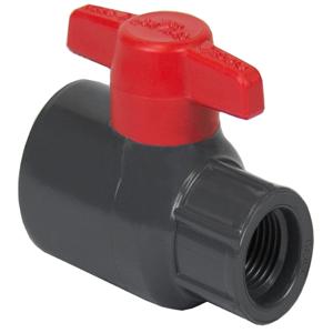 SPEARS VALVES 2123-007C Compact Ball Valve, 3/4 Size, CPVC, Flanged End, EPDM | CA6FJG