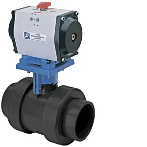 SPEARS VALVES 24201H101-010 Industrial Ball Valve, Flanged, FKM, 1 Size, PVC | CC8HWE