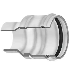 SPEARS VALVES 3329-91523P Reducer Coupling, Gasket x Spigot, 125 PSI, PIP, 24 x 15 Size, PVC | BU6HAX