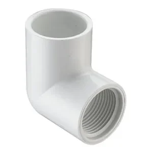 SPEARS VALVES 407-010BC Elbow, 90 Deg., Socket x FPT, Schedule 40, 1 Size, PVC | BU6PUR