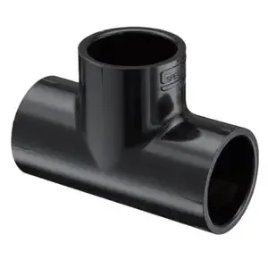 SPEARS VALVES 401-010B Tee, Socket, Schedule 40, 1 Size, PVC, Black | BU6NJB