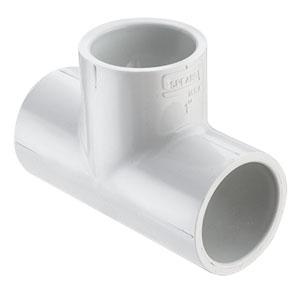 SPEARS VALVES 401-100F Tee, Socket, Schedule 40, Fabricated, 10 Size, PVC | BU7MGM