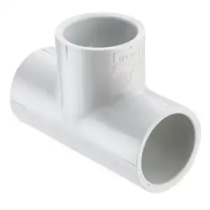 SPEARS VALVES 401-100F Tee, Socket, Schedule 40, Fabricated, 10 Size, PVC | BU7MGM