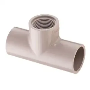 SPEARS VALVES 402-007UV Tee, Socket x FPT, Schedule 40, 3/4 Size, PVC, UV Resistant | BU6NWY