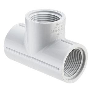 SPEARS VALVES 405-020BC Tee, FPT, Schedule 40, 2 Size, PVC | BU6PKE