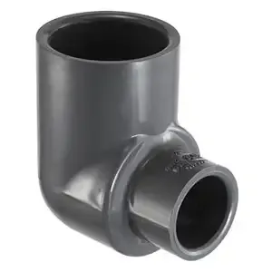 SPEARS VALVES 406-101GBC Reducer Elbow, 90 Deg., Socket, Schedule 40, 3/4 x 1/2 Size, PVC, Gray | BU6PPK