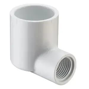 SPEARS VALVES 407-130 Reducer Elbow, 90 Deg., Socket x FPT, Schedule 40, 1 x 1/2 Size, PVC | BU7LBF