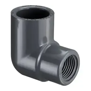 SPEARS VALVES 807-131 Reducer Elbow, 90 Deg., Socket x FPT, Schedule 80, 1 x 3/4 Size, PVC | BU7KZT