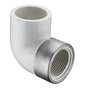 SPEARS VALVES 407-005SR Special Reinforced Elbow, 90 Deg., Socket x FPT, Schedule 40, 1/2 Size, PVC | BU6PTX