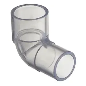 SPEARS VALVES 409-025L Street Elbow, 90 Deg., Spigot x Socket, Schedule 40, 2-1/2 Size, PVC, Clear | BU6PWB