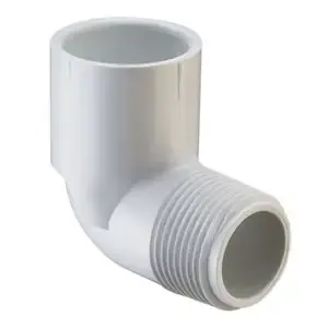 SPEARS VALVES 410-015 Reducer Street Elbow, 90 Deg., MPT x Socket, Schedule 40, 1-1/2 Size, PVC | BU7JPF