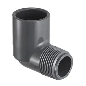 SPEARS VALVES 410-007G Street Elbow, 90 Deg., MPT x Socket, Schedule 40, 3/4 Size, PVC, Gray | BU7MNT