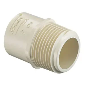 SPEARS VALVES 4136-012 Male Adapter, MIPT x Socket, 1-1/4 Size, CPVC | BU6QFX