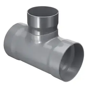 SPEARS VALVES 4301-756 Duct Reducer Tee, Socket, 16 x 6 Size, PVC | BU6TCQ