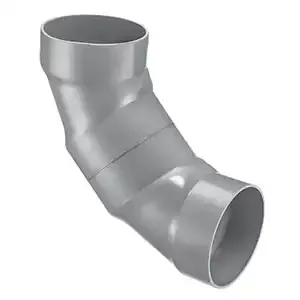 SPEARS VALVES 4317-080C Duct Fitting Elbow, 45 Deg., Socket, 8 Size, CPVC | BU6TJG