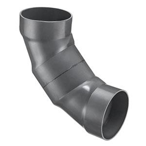 SPEARS VALVES 4306-060 Duct Fitting Elbow, 90 Deg., Socket, 6 Size, PVC | BU6TFN