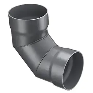 SPEARS VALVES 43063-280 90 Deg. Elbow, 3 Segment, Socket, Duct, 28 Size, PVC | BU6THV