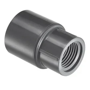 SPEARS VALVES 435-073GBC Reducer Female Adapter Socket x FPT, Gray, 1/2 x 3/8 Size, PVC | BU6UFM