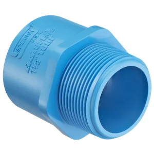 SPEARS VALVES 436-025T Male Adapter, MPT x Socket, 2-1/2 Size, PVC, Clear | BU6UMN