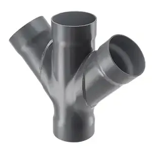 SPEARS VALVES 4376-120 Double Wye, Socket, Duct, 12 Size, PVC | BU6VCT