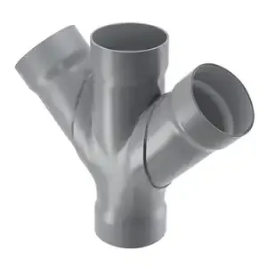 SPEARS VALVES 4376-120C Double Wye, Socket, Duct, 12 Size, CPVC | BU6VCY