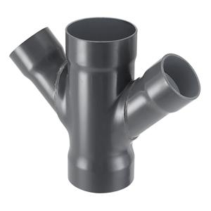 SPEARS VALVES 4376-908 Duct Reducer Double Wye, Socket, 24 x 8 Size, PVC | BU6VGT