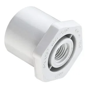 SPEARS VALVES 438-052 Reducer Bushing, Spigot x FPT, Schedule 40, 3/8 x 1/4 Size, PVC | BU6VKG