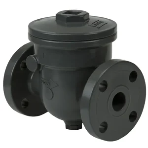 SPEARS VALVES 4433I-012C Swing Check Valve, With Indicator, Flanged, FKM, 1-1/4 Size, PVC | CA6NQR