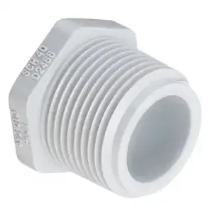 SPEARS VALVES 450-012B Plug, MPT, 1-1/4 Size, PVC | BU6WCV