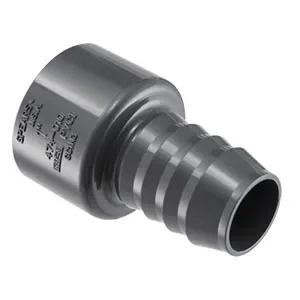 SPEARS VALVES 474-010G Adapter, Insert x Socket, 1 Size, PVC, Gray | BU7KLB