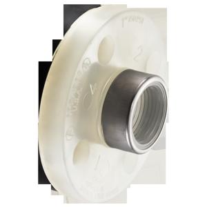 SPEARS VALVES 4852-005SR Special Reinforced One Piece Flange, With SS Ring, FPT, 1/2 Size, Polypropylene | BU6YEL