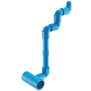 SPEARS VALVES 5858-25012 Swing Joint Riser, 1-1/4 Size, PVC, With 12 Inch Nipple, Tee x MPT | BU6YNF