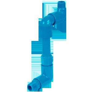 SPEARS VALVES 5907-015__** Solvent Cemented Riser, With 19-24 Nipple, MPT x MPT, 1-1/2 Size, PVC | BU6YTP