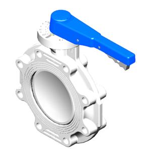 SPEARS VALVES 682311-025 Pool Butterfly Valve, With Handle, EPDM, 2-1/2 Size, PVC | CB4WTW