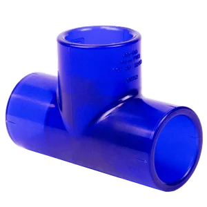 SPEARS VALVES 801-012BL Tee, Socket, Schedule 80, 1-1/4 Inch Size, PVC, Blue | BU6YYX