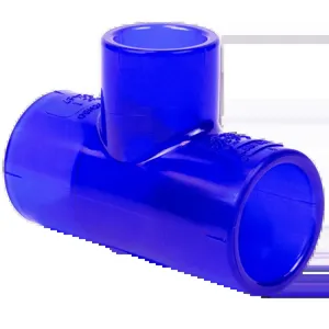 SPEARS VALVES 801-251BL Reducer Tee, Socket, Schedule 80, 2 x 1-1/2 Size, PVC, Blue | BU6ZBC