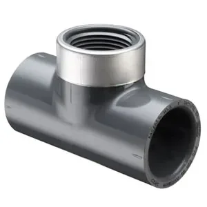 SPEARS VALVES 802-040SR Special Reinforced Tee, Socket x FPT, Schedule 80, 4 Size, PVC | BU6ZNK