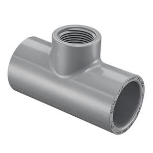 SPEARS VALVES 802-337C Reducer Tee, Socket x FPT, Schedule 80, 3 x 1/2 Size, CPVC | BU6ZRB