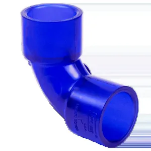 SPEARS VALVES 806-015SBL Low Extractable Sweep Elbow, 90 Deg., Socket, Schedule 80, 1-1/2 Size, PVC, Blue | BU6ZXP