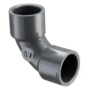 SPEARS VALVES 806-015S Sweep Elbow, 90 Deg., Socket, Schedule 80, 1-1/2 Size, PVC | BU6ZXN